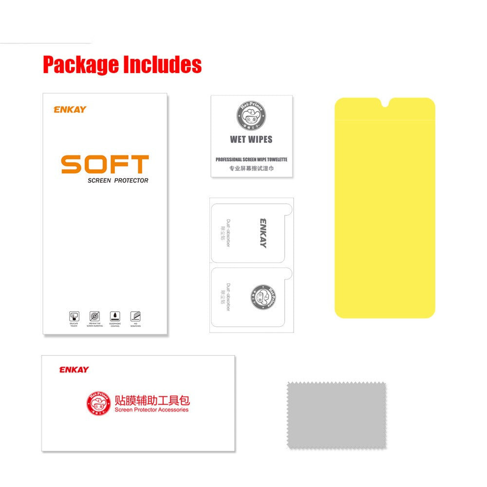 ENKAY HAT PRINCE Hydrogel Film Soft 3D Full Screen Protector Guard Film for Samsung Galaxy S21 Ultra 5G