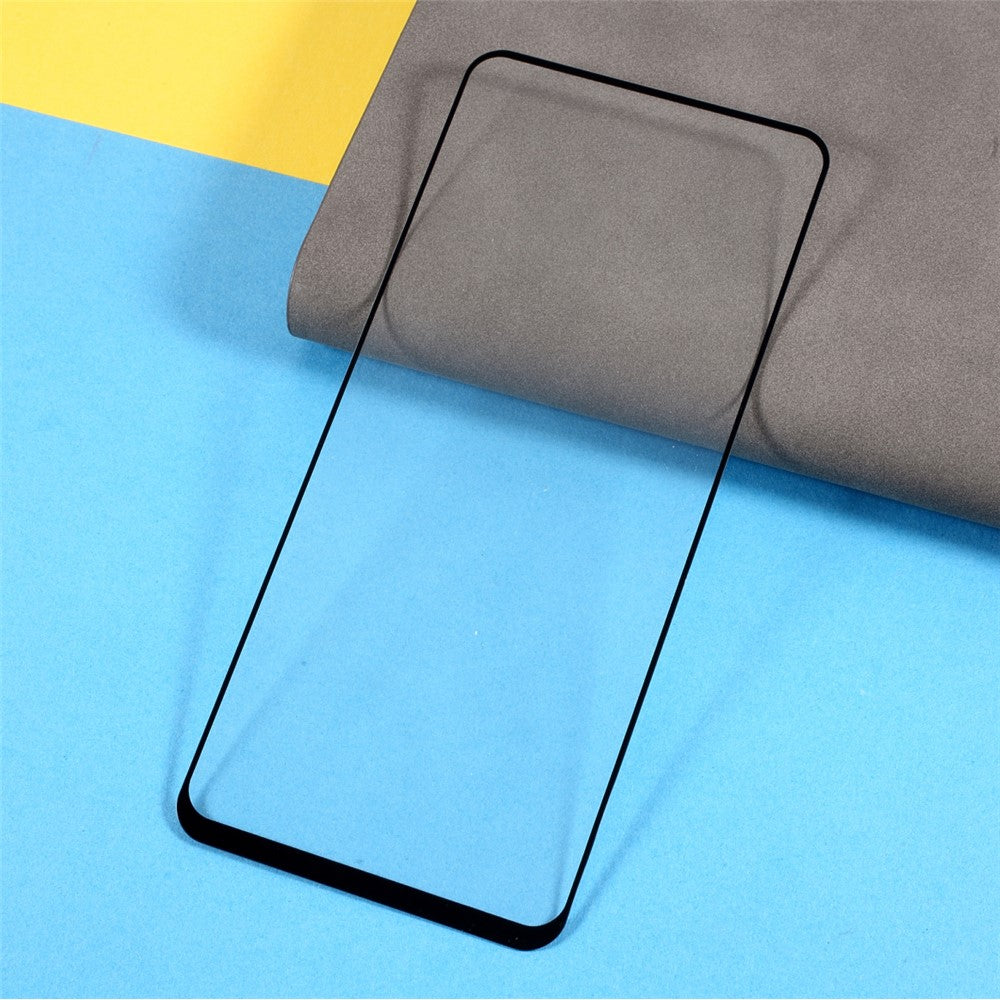 Silk Print Full Coverage Full Glue Tempered Glass Screen Guard Film for Xiaomi Redmi Note 9 5G / Xiaomi Redmi Note 9T 5G