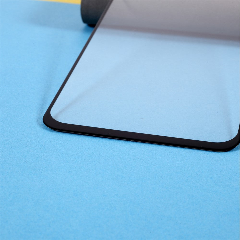 Komplett täckande silkestryck helhäftande härdat glasskärmskydd för Samsung Galaxy A31 / A22 4G / A32 4G (EU-version)