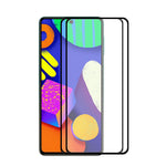 HAT PRINCE 2 Pieces Full Glue 0.26mm 9H 2.5D Anti-explosion Full Coverage Screen Protector for Samsung Galaxy F62 / M62
