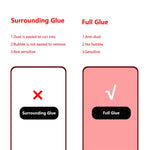 HAT PRINCE 2 Pieces Full Glue 0.26mm 9H 2.5D Anti-explosion Full Coverage Screen Protector for Samsung Galaxy F62 / M62