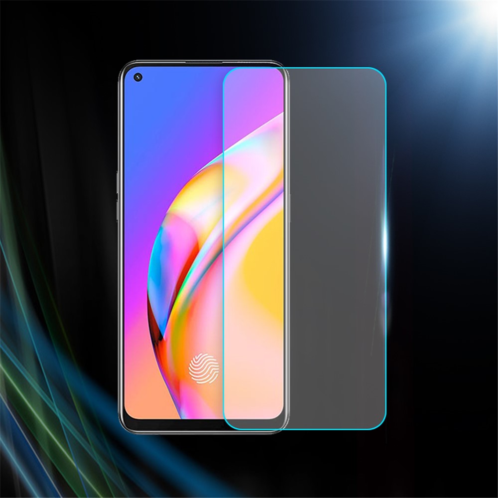 0,3 mm hærdet skærmbeskyttelsesfilm med buet kant og anti-fingeraftryk til Oppo F19 Pro