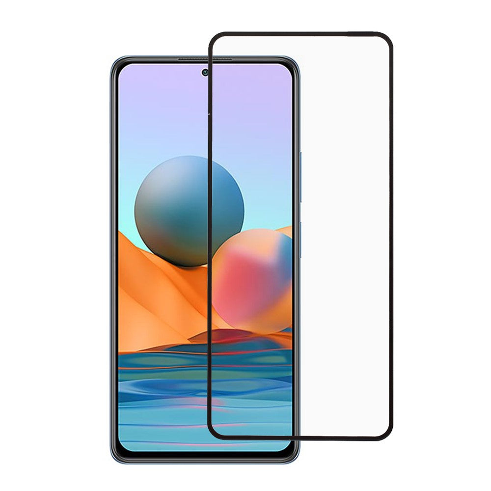 Anti-Explosion Full Coverage Silk Printing Full Glue Tempered Glass Screen Protector for Xiaomi Redmi K40 / Xiaomi Redmi K40 Pro