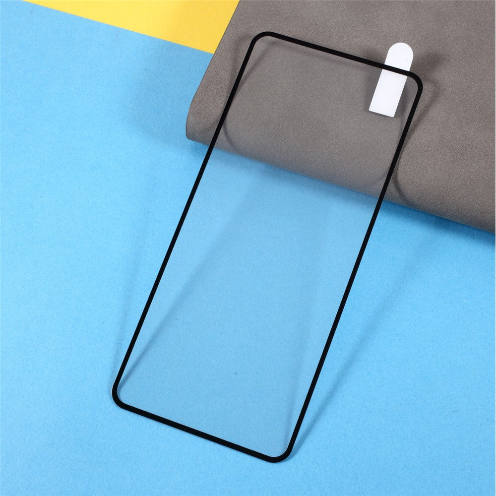 Anti-Explosion Full Coverage Silk Printing Full Glue Tempered Glass Screen Protector for Xiaomi Redmi K40 / Xiaomi Redmi K40 Pro