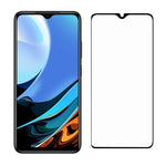 Ultraklart, heltäckande, explosionsskyddande, härdat glas, skärmskydd med svarta kanter för Xiaomi Redmi 9T/9 Power/Note 9 4G (Qualcomm Snapdragon 662)