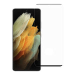 RURIHAI 3D-böjd sidoskyddsfilm i härdat glas med helskärm [fingeravtrycksigenkänning] för Samsung Galaxy S21 Ultra 5G