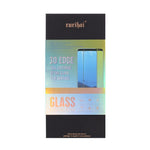 RURIHAI 3D-böjd sidoskyddsfilm i härdat glas med helskärm [fingeravtrycksigenkänning] för Samsung Galaxy S21 Ultra 5G