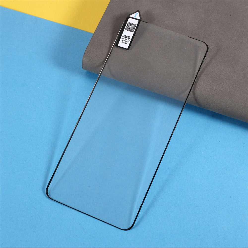 RURIHAI 3D-böjd helhäftande härdat glasskärmskydd [fingeravtrycksigenkänning] för Samsung Galaxy S21 Ultra 5G