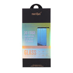 RURIHAI 3D-böjd helhäftande härdat glasskärmskydd [fingeravtrycksigenkänning] för Samsung Galaxy S21 Ultra 5G