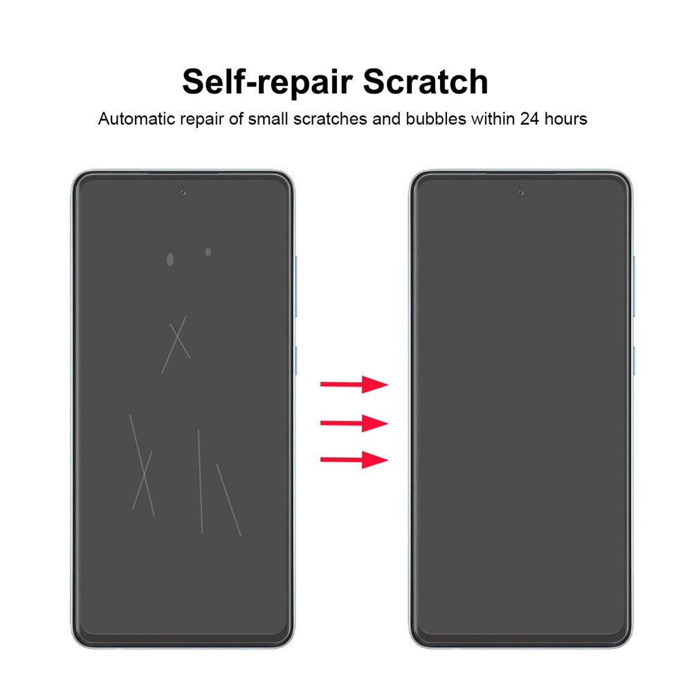 ENKAY HAT PRINCE Hydrogel Film 3D Fuld Skærmdækning Selvreparerende Hydro-koagulerende Skærmbeskyttelsesfilm til Samsung Galaxy A52 4G / 5G / A52s 5G