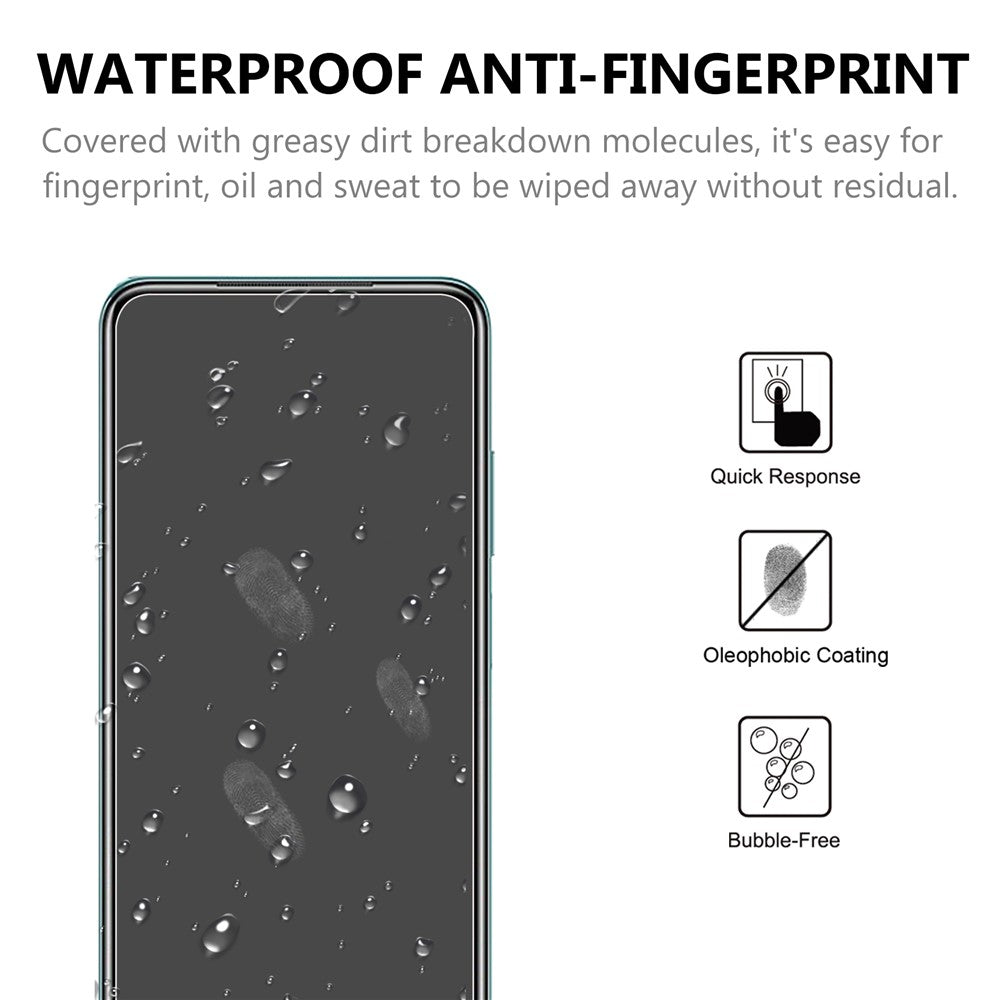 Anti-Burst Ultra Clear 2.5D 9H Arc Edge Tempered Glass Guard Screen Protector for Xiaomi Poco M5s 4G / Redmi Note 10 4G / Note 10S 4G