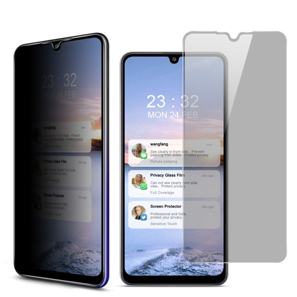 IMAK Anti-Peep 9H-hårdhet Härdat Glasskydd för Samsung Galaxy A32 4G