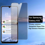 IMAK Anti-Peep 9H Hardness Tempered Glass Protector for Samsung Galaxy A32 4G