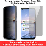 IMAK Anti-Spying 9H Ultra Clear Tempered Glass Protector for Xiaomi Redmi Note 9 5G / Note 9T 5G