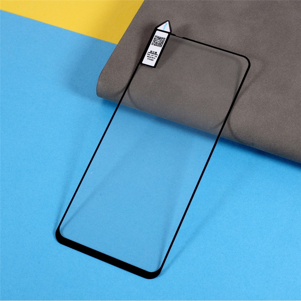 RURIHAI för Xiaomi Redmi Note 10S Härdat Glas Helskärmsskydd [2.5D] [Solid Defense]