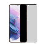 Anti-Burst Ultra Clear Full Screen (Side Glue) Silk Printing 180 Degree Anti-spy Tempered Glass Screen Guard Film for Samsung Galaxy S21 5G/4G