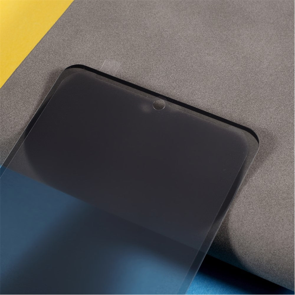 Anti-spion helskärmsskydd med silketryk, brudsikkert ultraklart hærdet glas, skærmbeskyttelsesfilm med kantbeskyttelse til Samsung Galaxy S21 Plus 5G