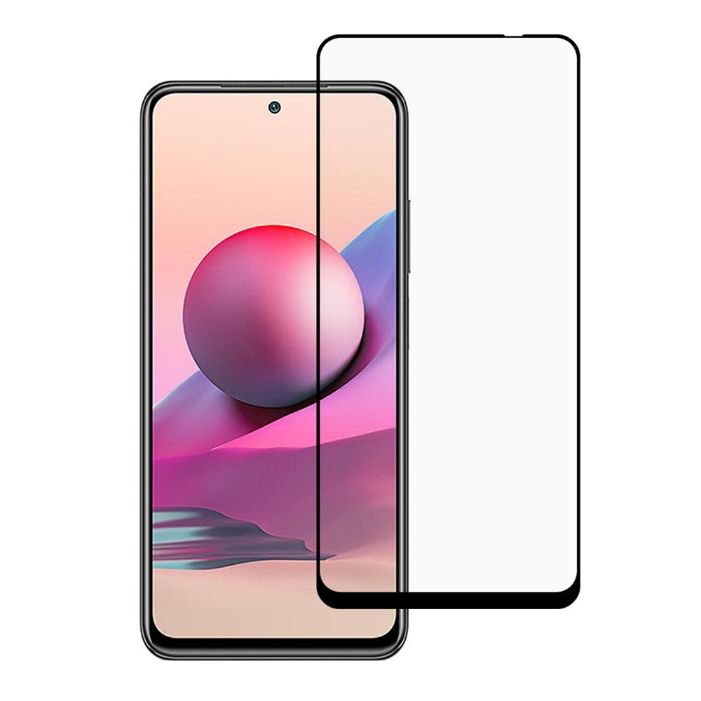 Full Glue Full Size Tempered Glass Screen Film for Xiaomi Redmi Note 10S / Note 10 4G / Poco M5s 4G