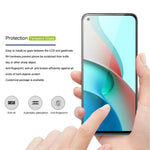 AMORUS Silk Printing HD Full Glue Full Coverage Tempered Glass Screen Protector for Xiaomi Mi 11 Lite 4G / 5G / 11 Lite 5G NE