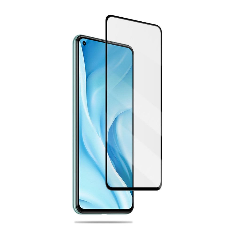 AMORUS Silk Printing HD Full Glue Full Coverage Tempered Glass Screen Protector for Xiaomi Mi 11 Lite 4G / 5G / 11 Lite 5G NE
