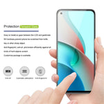 MOCOLO Silk Print HD Full Glue Full Screen Coverage Härdat Glasskydd för Xiaomi Mi 11 Lite 4G / 5G / 11 Lite 5G NE