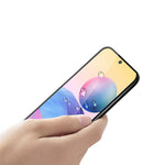 PINWUYO Helhäftande Anti-Explosionsskyddande Härdat Glas Skärmskydd för Xiaomi Redmi Note 10 5G/Poco M3 Pro 5G/4G