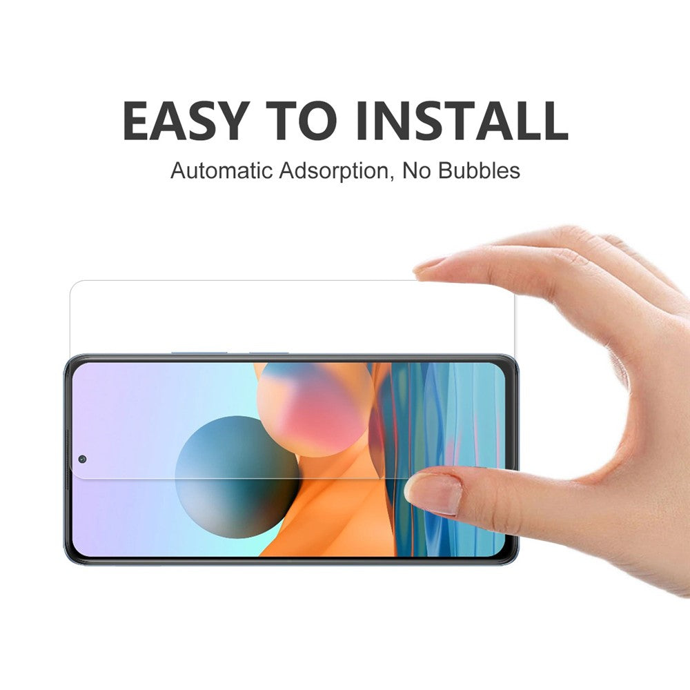 HAT PRINCE 0.26mm 9H 2.5D Arc Edge Tempered Glass Screen Protector for Xiaomi Redmi Note 10 Pro Max/Redmi Note 10 Pro