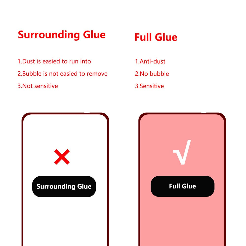 HAT PRINCE 0.26mm 9H 2.5D Arc Edge Full Glue Tempered Glass Screen Protector Film for Xiaomi Redmi Note 10 Pro Max/Redmi Note 10 Pro