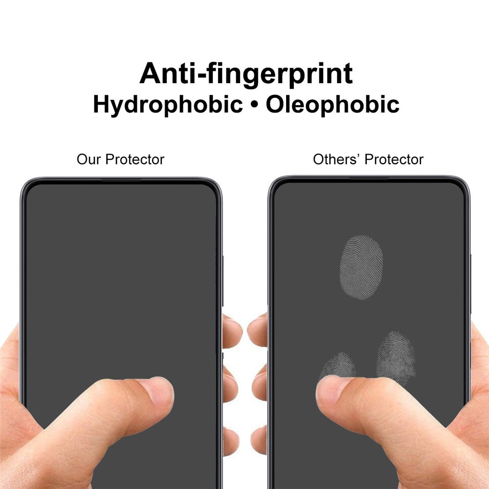 HAT PRINCE 0.26mm 9H 2.5D Arc Edge Full Glue Tempered Glass Screen Protector Film for Xiaomi Redmi Note 10 Pro Max/Redmi Note 10 Pro
