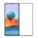 PINWUYO 3D Stor Arc Full Size Anti-fingeravtryck Ultra Clear Full Glue Härdat Glas Skärmskydd för Xiaomi Redmi Note 10 Pro 4G (Indien)/(Globalt)