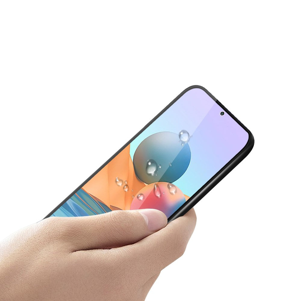 PINWUYO 3D Stor Arc Full Size Anti-fingeravtryck Ultra Clear Full Glue Härdat Glas Skärmskydd för Xiaomi Redmi Note 10 Pro 4G (Indien)/(Globalt)