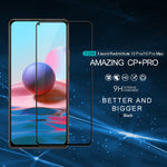 NILLKIN Amazing CP+PRO for Xiaomi Redmi Note 10 Pro (Global)/(India) / Note 10 Pro Max Explosion-proof AGC Tempered Glass Film, Full Cover Scratch-Resist Bubble-Free HD Screen Protector