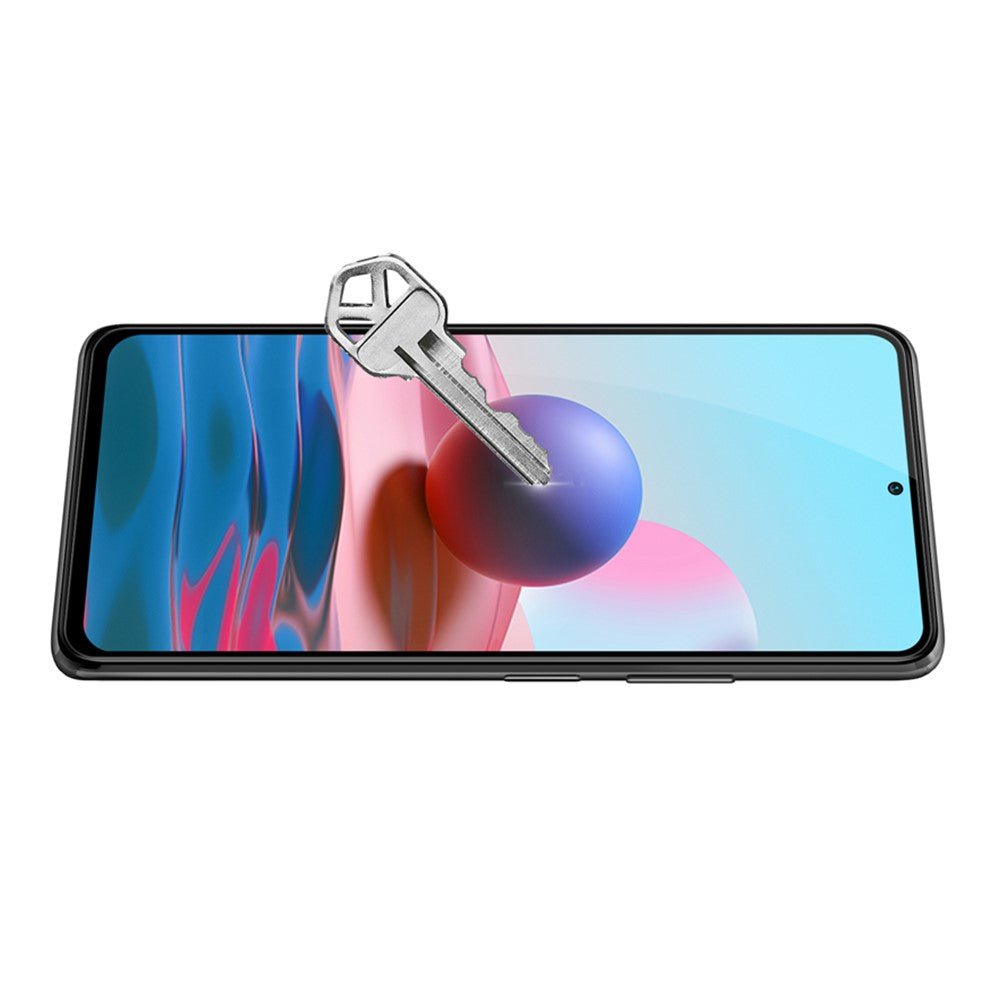 NILLKIN Amazing CP+PRO for Xiaomi Redmi Note 10 Pro (Global)/(India) / Note 10 Pro Max Explosion-proof AGC Tempered Glass Film, Full Cover Scratch-Resist Bubble-Free HD Screen Protector