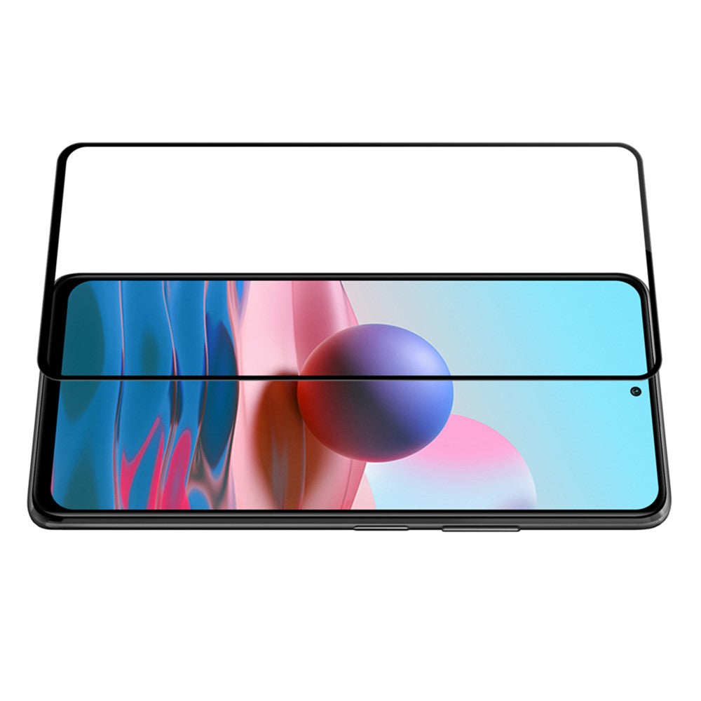 NILLKIN Amazing CP+PRO for Xiaomi Redmi Note 10 Pro (Global)/(India) / Note 10 Pro Max Explosion-proof AGC Tempered Glass Film, Full Cover Scratch-Resist Bubble-Free HD Screen Protector