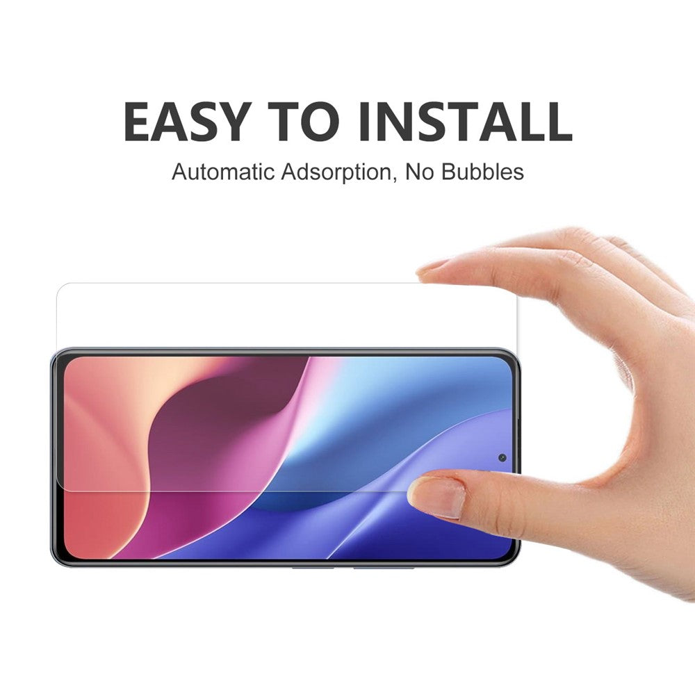 HAT PRINCE 0.26mm 9H 2.5D Arc Edge Tempered Glass Screen Protector for Xiaomi Poco F3