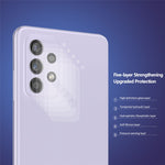 ENKAY HAT PRINCE Slidstærk Ultra Clear Kameralinsefilm til Samsung Galaxy A52 4G/5G / A52s 5G / A72 5G/4G 0.2mm 9H 2.15D Arc Edge Hærdet Glas Beskytter