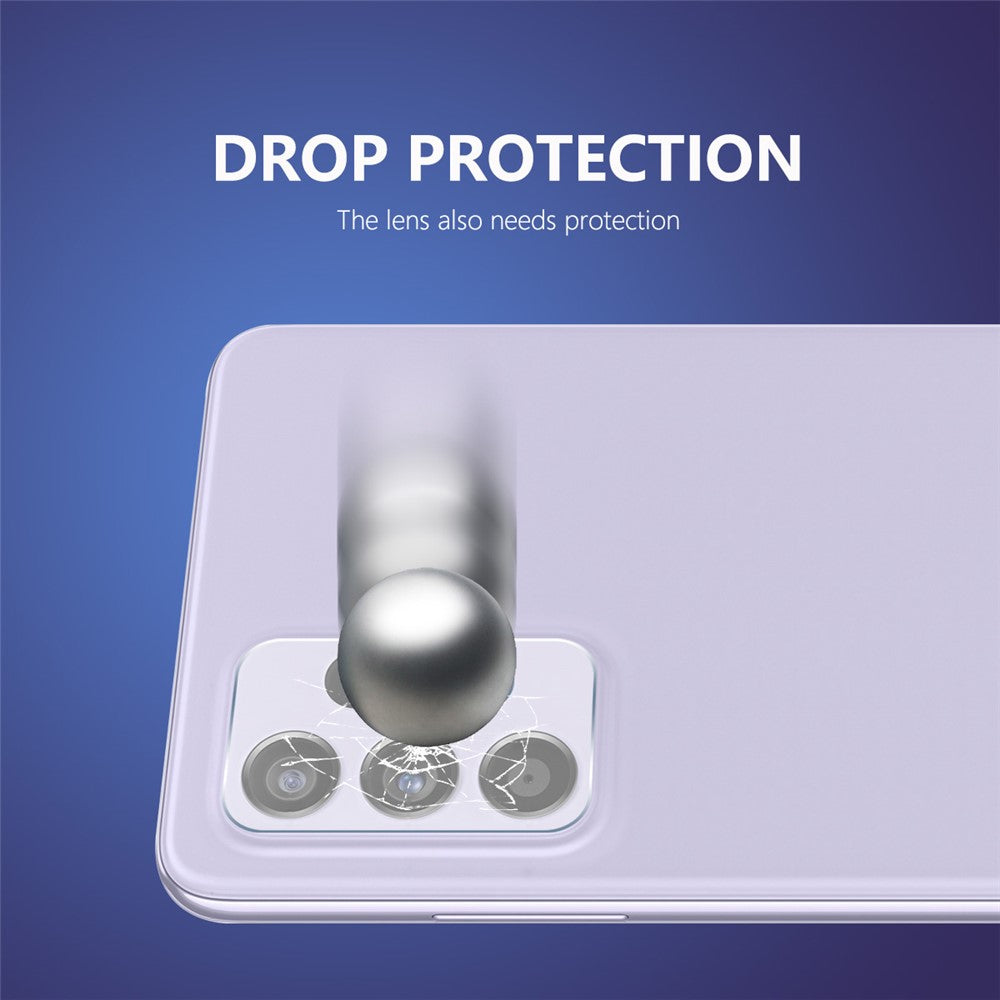 ENKAY HAT PRINCE Slidstærk Ultra Clear Kameralinsefilm til Samsung Galaxy A52 4G/5G / A52s 5G / A72 5G/4G 0.2mm 9H 2.15D Arc Edge Hærdet Glas Beskytter