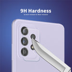 ENKAY HAT PRINCE Slidstærk Ultra Clear Kameralinsefilm til Samsung Galaxy A52 4G/5G / A52s 5G / A72 5G/4G 0.2mm 9H 2.15D Arc Edge Hærdet Glas Beskytter