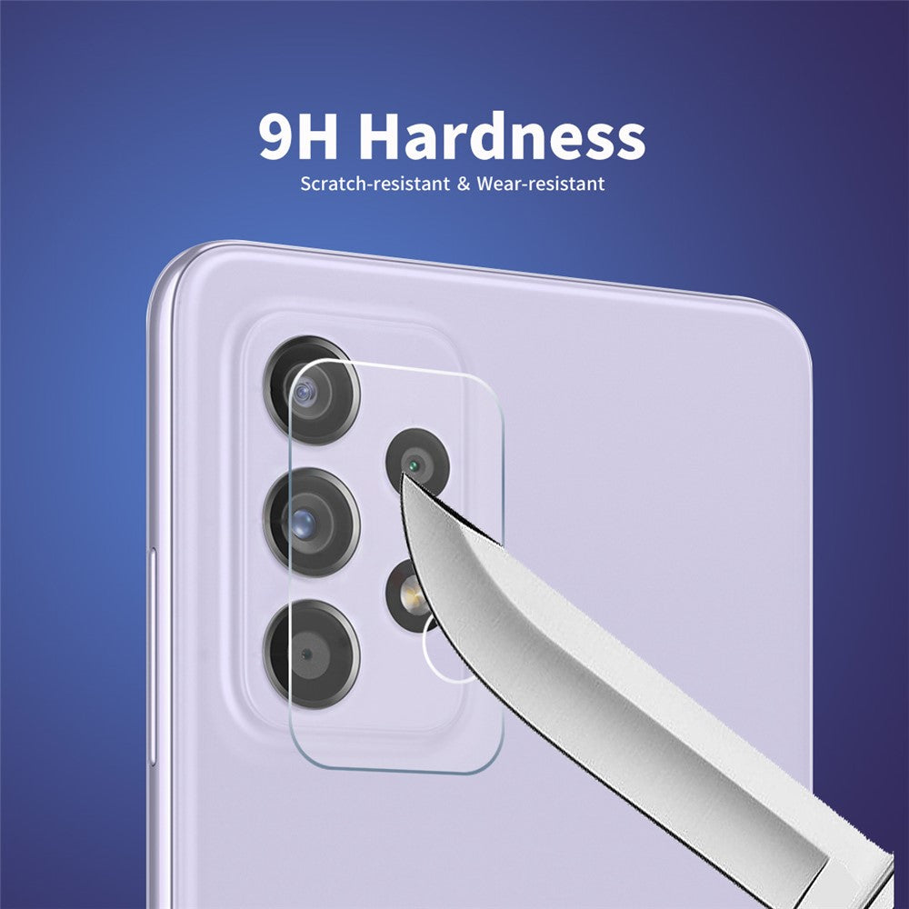 ENKAY HAT PRINCE Slidstærk Ultra Clear Kameralinsefilm til Samsung Galaxy A52 4G/5G / A52s 5G / A72 5G/4G 0.2mm 9H 2.15D Arc Edge Hærdet Glas Beskytter