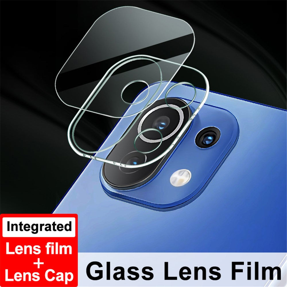 IMAK Reptålig HD Härdat Glas Kameralinsfilm + Linsskydd för Xiaomi Mi 11 Lite 5G / 4G / 11 Lite 5G NE