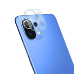 IMAK Reptålig HD Härdat Glas Kameralinsfilm + Linsskydd för Xiaomi Mi 11 Lite 5G / 4G / 11 Lite 5G NE