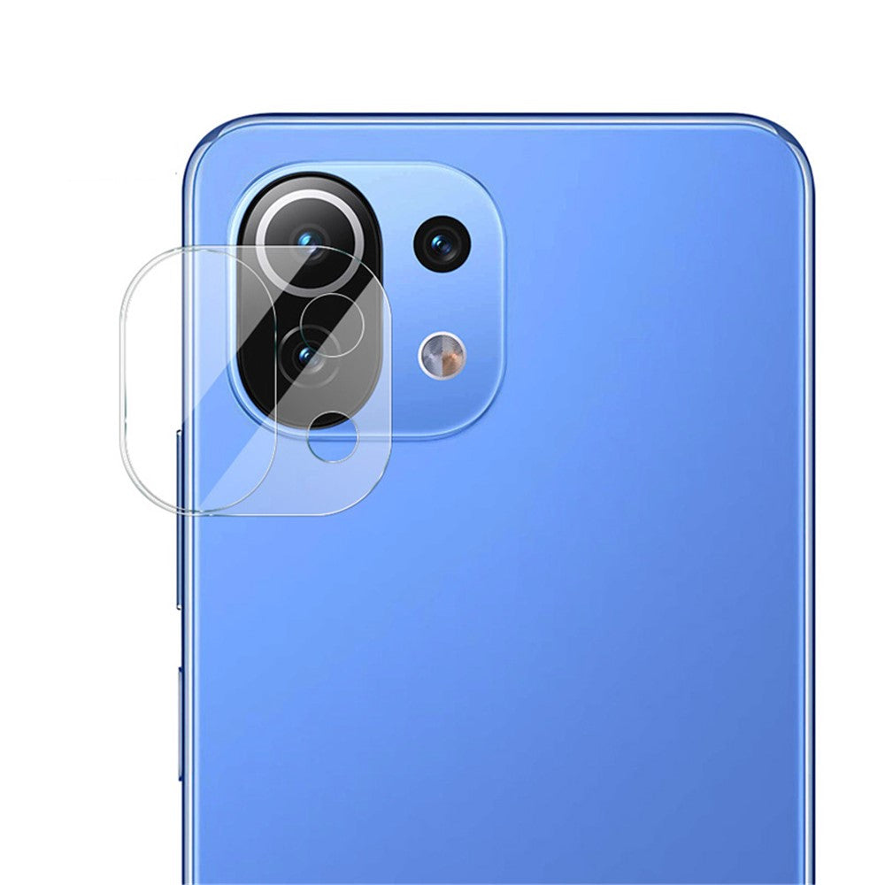 IMAK ridsefast HD-hærdet glasfilmkameralinsebeskytter + linsebeskyttelse til Xiaomi Mi 11 Lite 5G / 4G / 11 Lite 5G NE