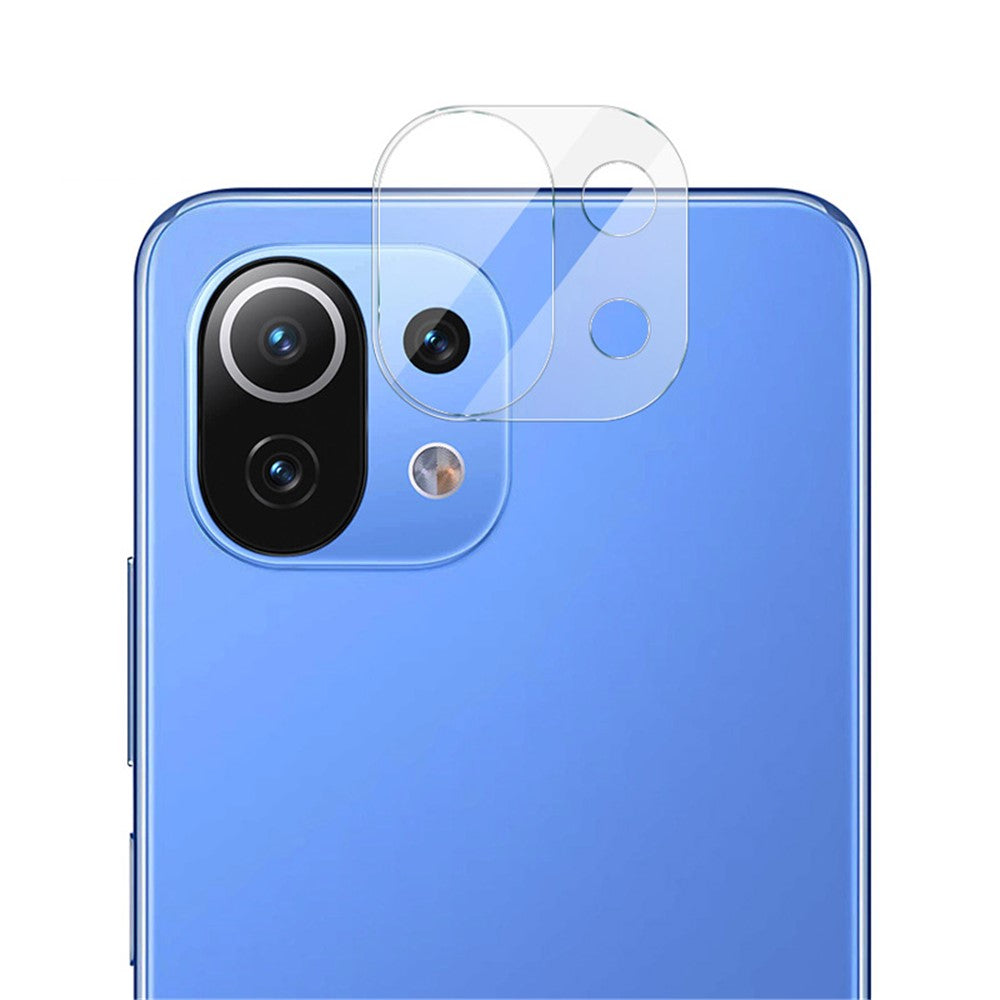 IMAK ridsefast HD-hærdet glasfilmkameralinsebeskytter + linsebeskyttelse til Xiaomi Mi 11 Lite 5G / 4G / 11 Lite 5G NE