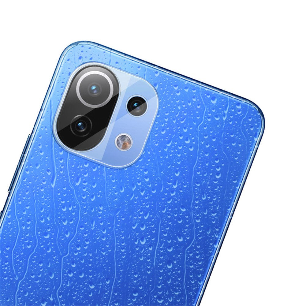 IMAK Reptålig HD Härdat Glas Kameralinsfilm + Linsskydd för Xiaomi Mi 11 Lite 5G / 4G / 11 Lite 5G NE