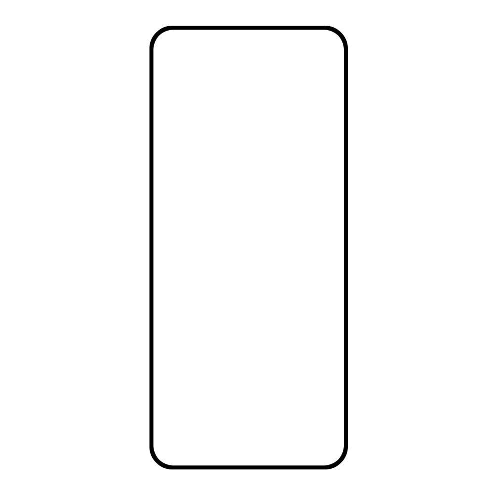 Full Coverage Silk Print Full Glue Tempered Glass Screen Protector Film for Oppo A74 4G