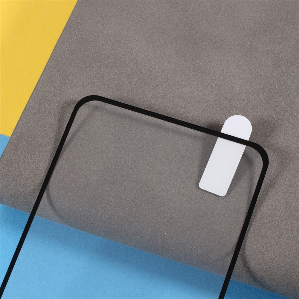 Full Coverage Silk Print Full Glue Tempered Glass Screen Protector Film for Oppo A74 4G