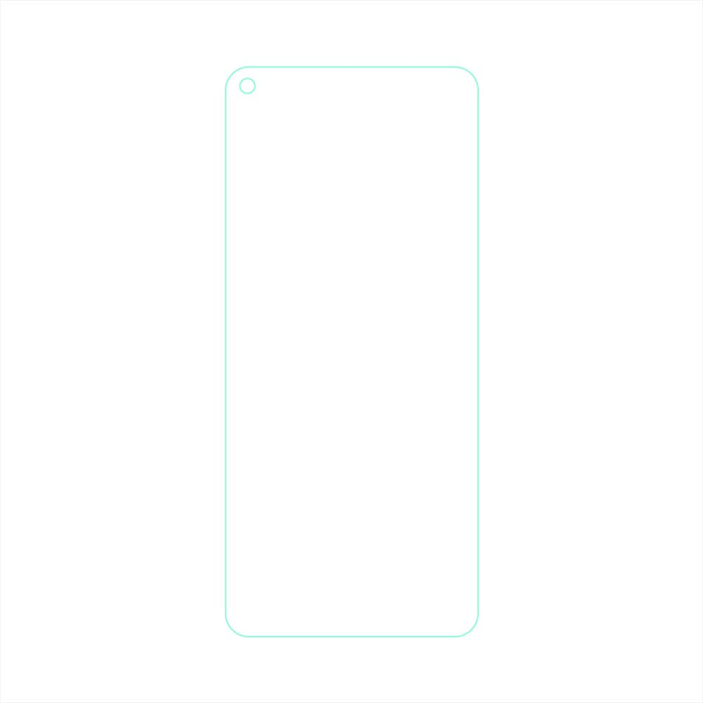 Arc Edge 0.3mm LCD Tempered Glass Screen Protector Cover Film for Oppo A94 5G