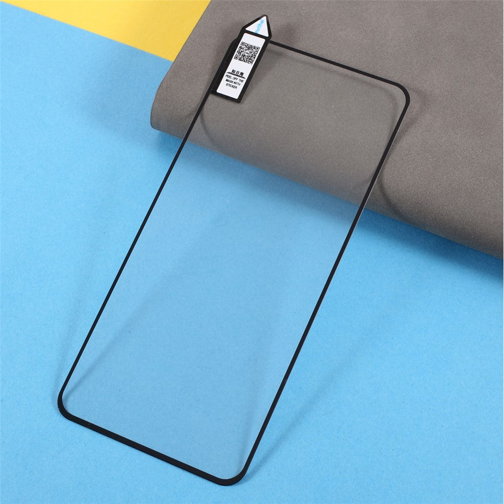 RURIHAI Ultratunt 0,26 mm 2,5D Solid Defense Härdat Glas Skärmskydd med Svart Kant [Helt Lim] för Xiaomi Mi 11 Lite 4G / 5G / 11 Lite 5G NE