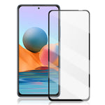 MOCOLO Silk Print HD Full Screen Coverage Full Glue Tempered Glass Protector for Xiaomi Redmi Note 10 5G / Poco M3 Pro 5G