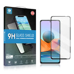 MOCOLO Silk Print HD Full Screen Coverage Full Glue Tempered Glass Protector for Xiaomi Redmi Note 10 5G / Poco M3 Pro 5G
